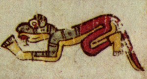 Cuetzpalli, códice Borgia
