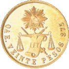 Moneda republicana con gorro frigio y balanza