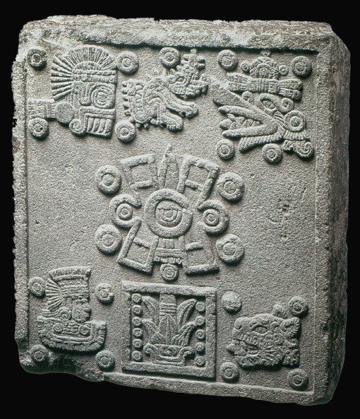 Piedra de los cinco soles. Colección del Instituto de Arte de Chicago, Illinois.
