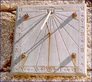 reloj de sol de tipo romano