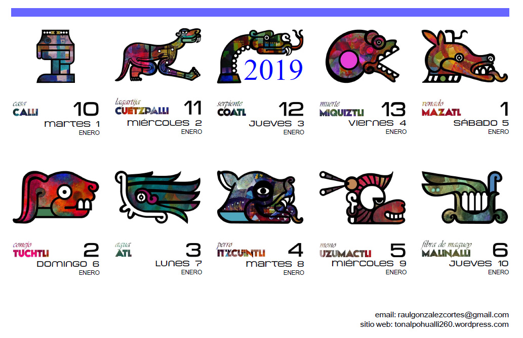 veintena 2019 10 dias