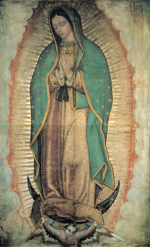 Virgen de Guadalupe. Imagen tomada del libro "Felicidad de MÃ©xico" Escrito por Fausto ZerÃ³n-Medina